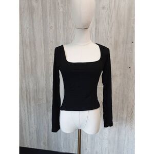 DWNVAL Women's Sexy Long Sleeve Crop Top